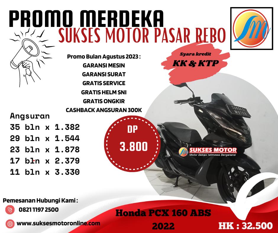Honda PCX 160 ABS tahun 2022 MTR230800157