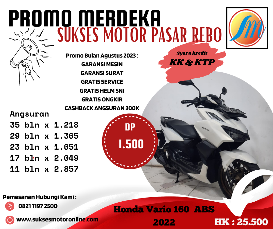 Honda Vario 160 ABS tahun 2022 MTR230700182