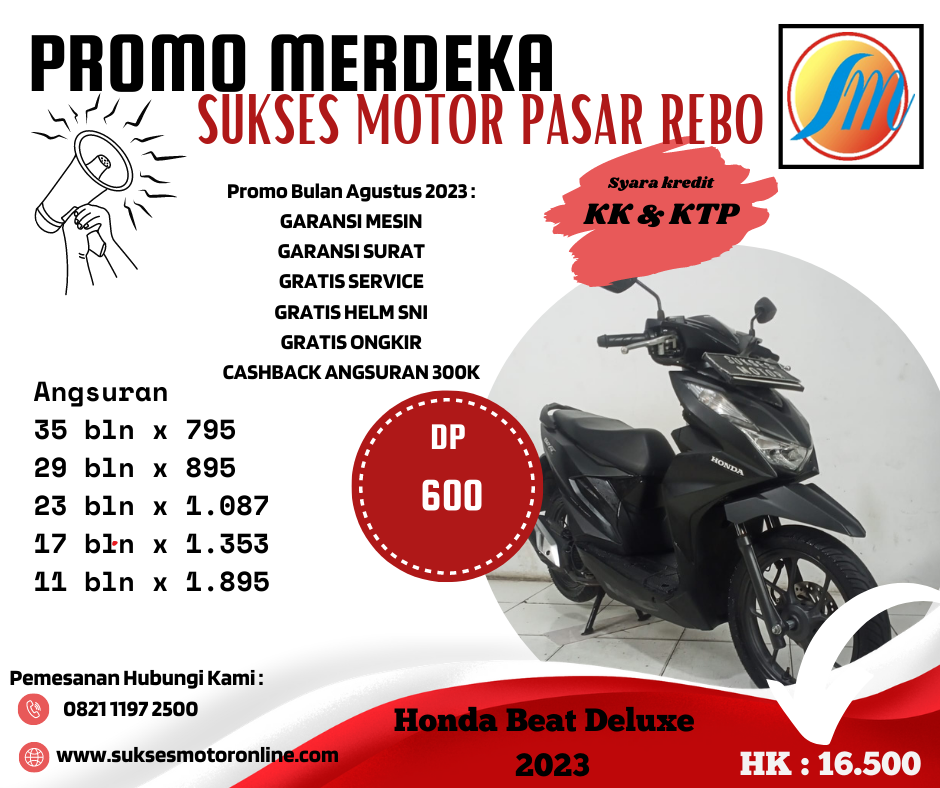 Honda Beat Deluxe tahun 2023 MTR230800151
