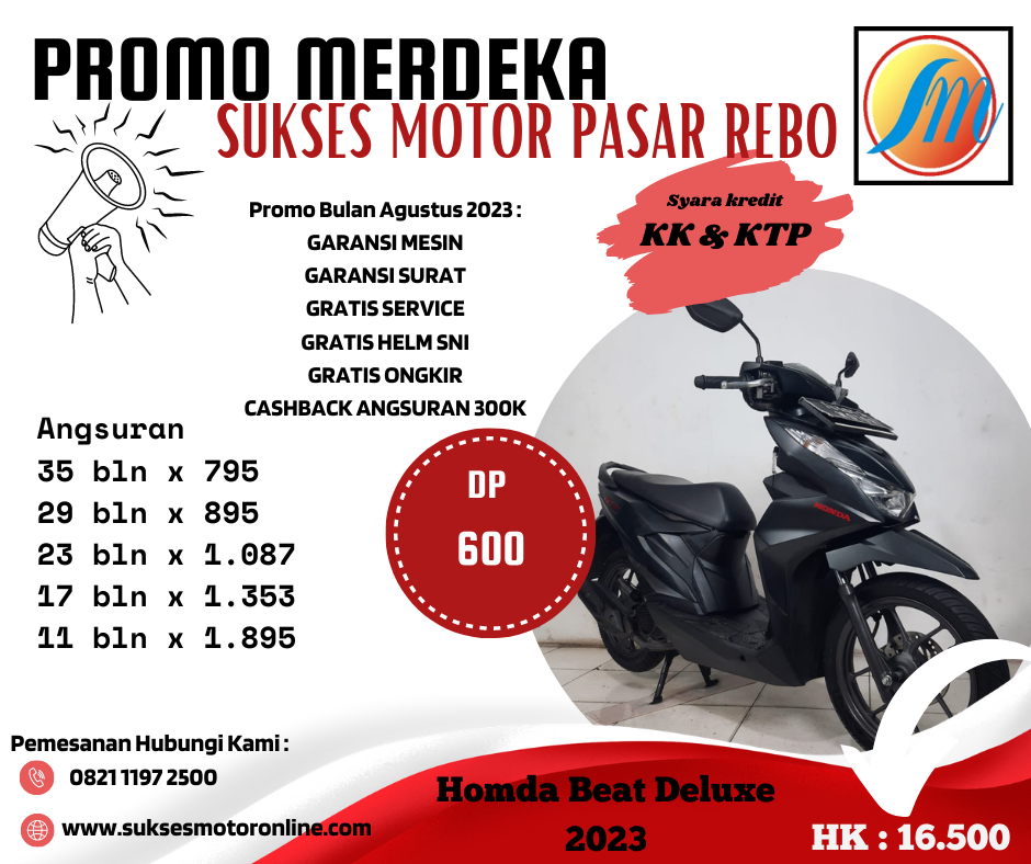 Honda Beat Deluxe Tahun 2023 MTR230800108