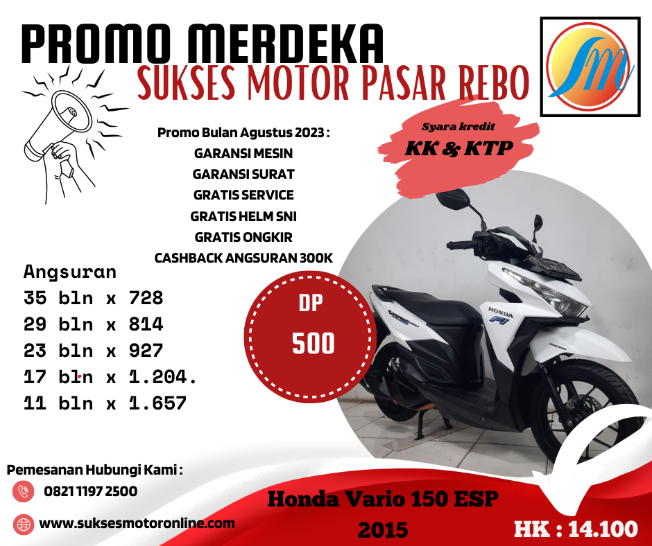 Honda Vario 150 ESP Tahun 2015 MTR230800104