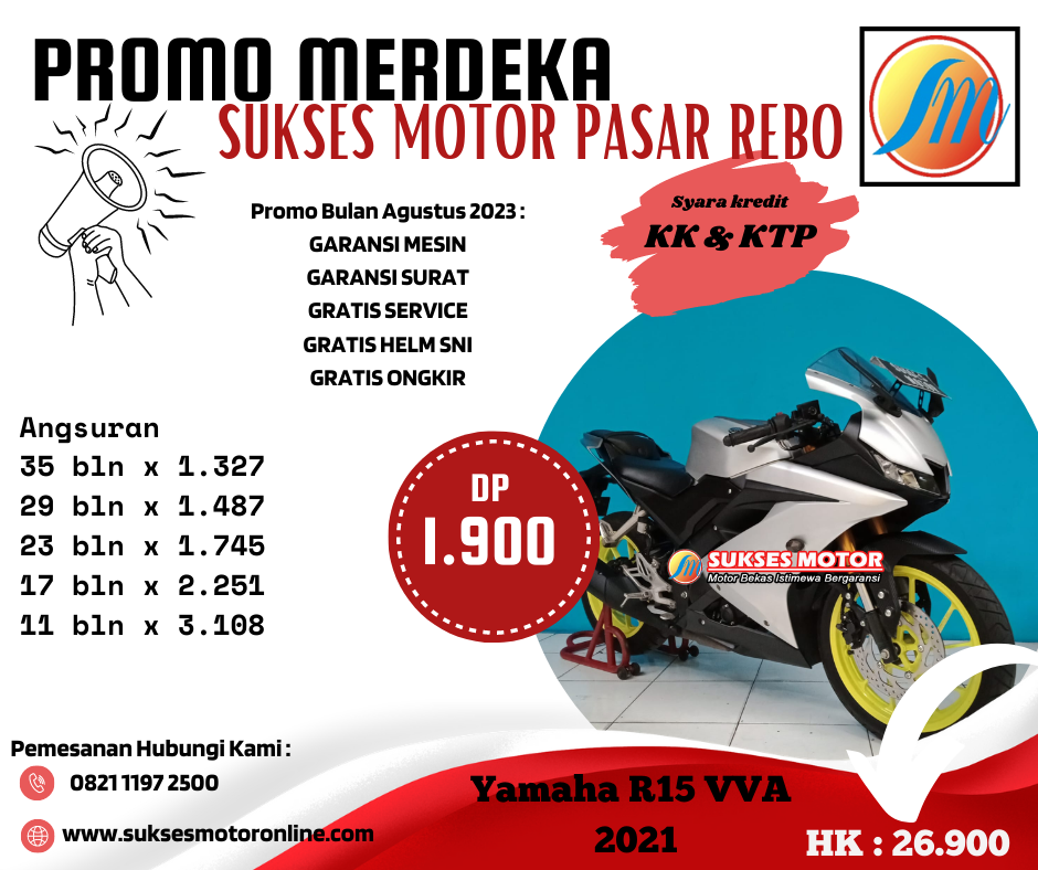 Yamaha R15 VVA tahun 2021 MTR221200126
