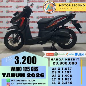 HONDA VARIO 125 CBS KUNCI THN 2026