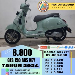 VESPA GTS 150 ABS KEYLESS TAHUN 2024