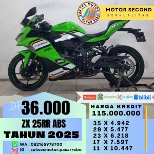 ZX 25RR ABS TAHUN 2025