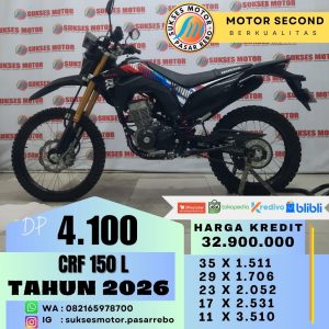 CRF 150 L TAHUN 2026