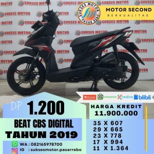 BEAT CBS FI DIGITAL TAHUN 2019